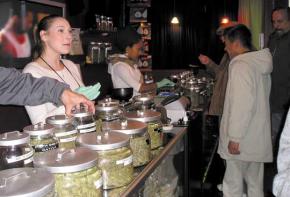 A medical cannabis dispensary in San Francisco